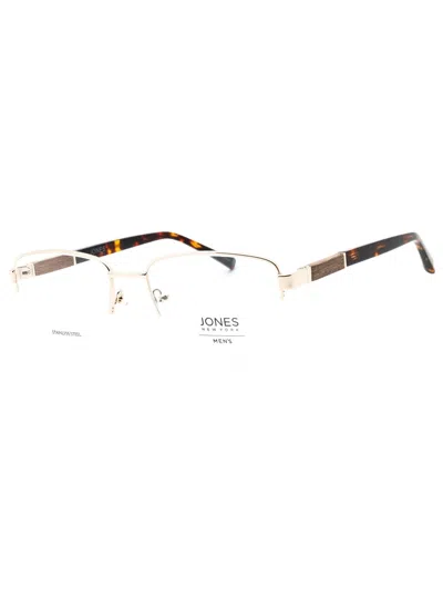 Jones New York Sleek Rectangular Eyeglasses For Men - 55 Mm In Neutral