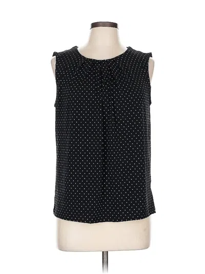 Pre-owned Jones New York Sleeveless Blouse In Black