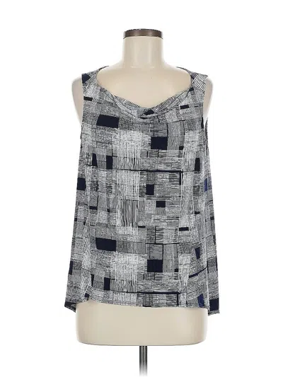 Pre-owned Jones New York Sleeveless Blouse In Gray