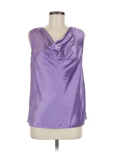 Pre-owned Jones New York Sleeveless Blouse In Purple