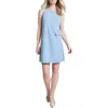 Jones New York Sleeveless Denim Shift Dress In Pale Wash