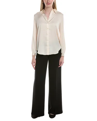 Jones New York Solid Button Shirt In Neutral