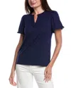 Jones New York Split Neck Top