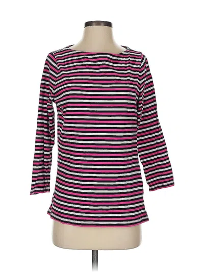 Pre-owned Jones New York Sport 3/4 Sleeve T-shirt In Red