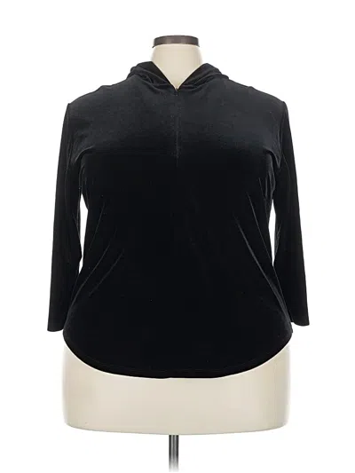 Pre-owned Jones New York Sport Cardigan Sweater In Black