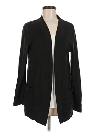 Pre-owned Jones New York Sport Cardigan Sweater In Black
