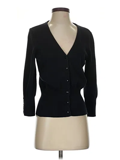 Pre-owned Jones New York Sport Cardigan Sweater In Black