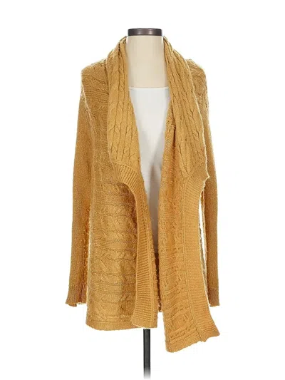 Pre-owned Jones New York Sport Cardigan Sweater In Gold