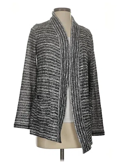 Pre-owned Jones New York Sport Cardigan Sweater In Gray