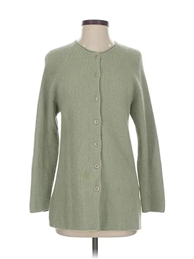 Pre-owned Jones New York Sport Cardigan Sweater In Green