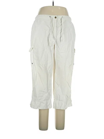 Pre-owned Jones New York Sport Cargo Pants In Ivory