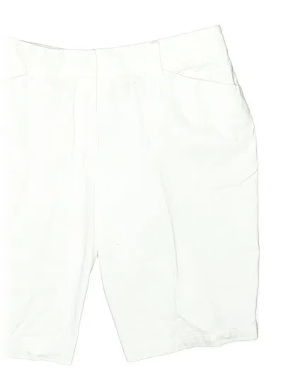 Pre-owned Jones New York Sport Cargo Shorts In White