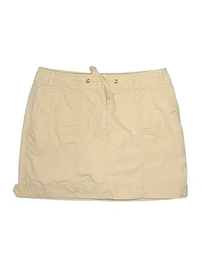 Pre-owned Jones New York Sport Casual Skirt In Tan
