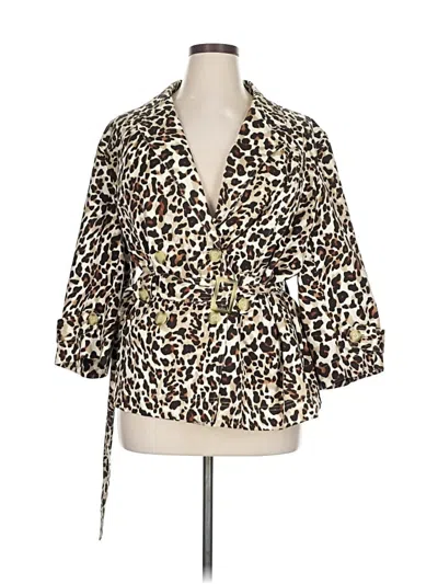 Pre-owned Jones New York Sport Jacket In Brown