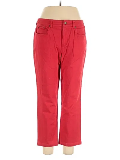 Pre-owned Jones New York Sport Jeans In Red
