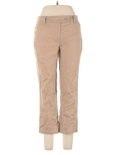 Pre-owned Jones New York Sport Khaki Pant In Brown