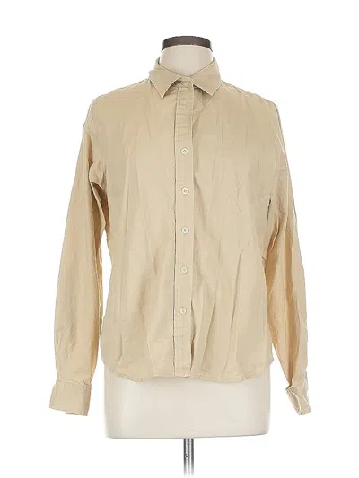 Pre-owned Jones New York Sport Long Sleeve Polo Shirt In Brown