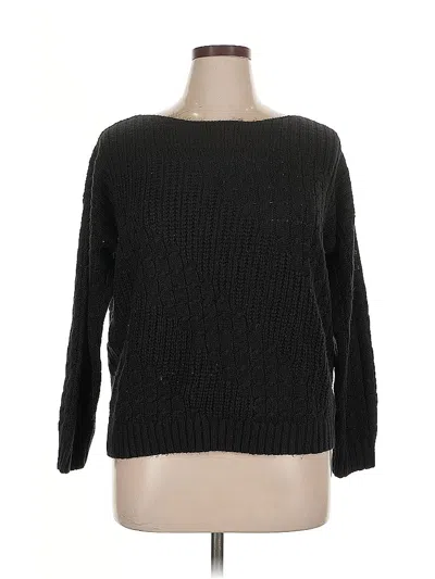 Pre-owned Jones New York Sport Pullover Sweater In Black