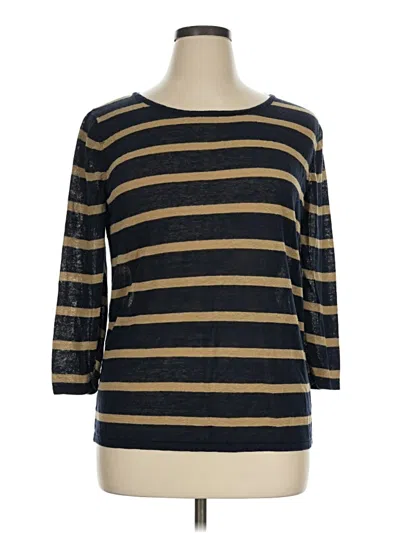 Pre-owned Jones New York Sport Pullover Sweater In Gold