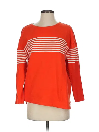 Pre-owned Jones New York Sport Pullover Sweater In Orange