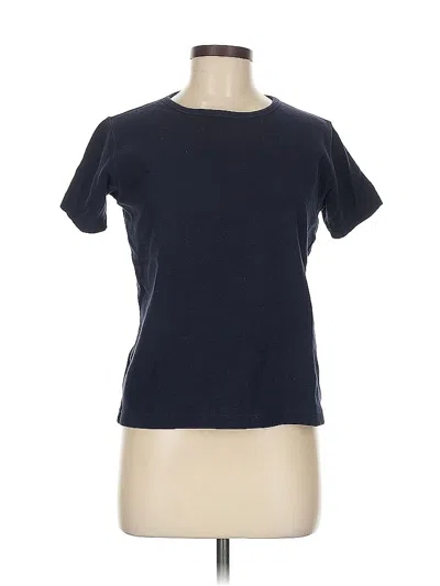 Pre-owned Jones New York Sport Short Sleeve T-shirt In Blue