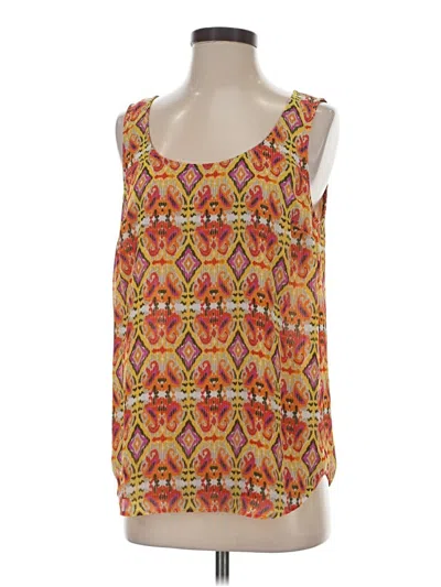 Pre-owned Jones New York Sport Sleeveless Blouse In Orange
