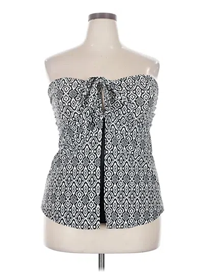Pre-owned Jones New York Sport Sleeveless Blouse In Silver