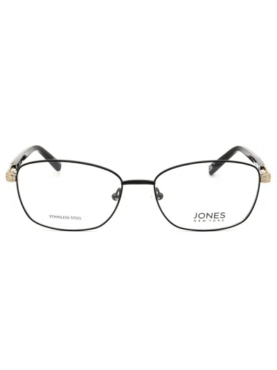 Jones New York Stylish Rectangular Women's Eyeglasses In Black