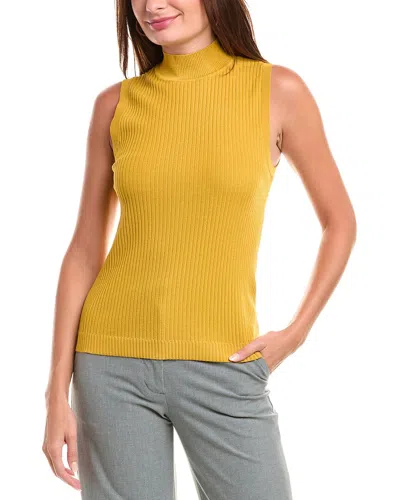 Jones New York Sutton Mock Neck Sweater In Yellow