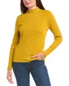 Jones New York Sutton Mock Neck Sweater In Yellow
