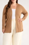 Jones New York Sutton Rib Cardigan In Gold
