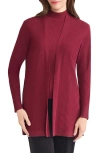Jones New York Sutton Rib Cardigan In Red