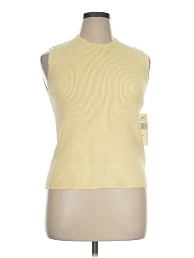 Jones New York Sweater Vest In Yellow