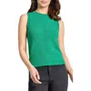 Jones New York Women's Roll-neck Sleeveless Sweater In Kelly