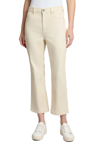 Jones New York Petite High-rise Cropped Kick-flare Jeans In Neutral