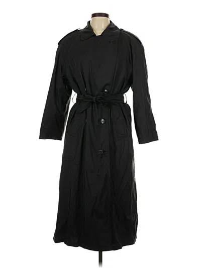 Pre-owned Jones New York Trenchcoat In Black
