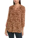 Jones New York Tunic In Brown