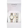 Jones New York Two-tone Bracelet Watch & Bracelets Set, 26mm X 32mm In Multi