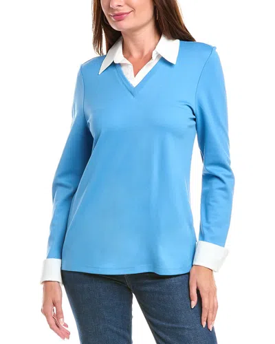 Jones New York Twofer Serenity Top In Blue