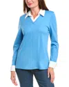 Jones New York Twofer Serenity Top In Blue