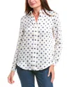 Jones New York Utility Blouse In White