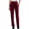 Jones New York Velour Pant In Bordeaux