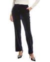 Jones New York Velvet Straight Pant In Blue