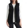 Jones New York Velvet Vest In Black
