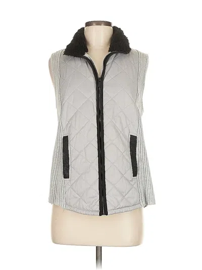 Pre-owned Jones New York Vest In Gray
