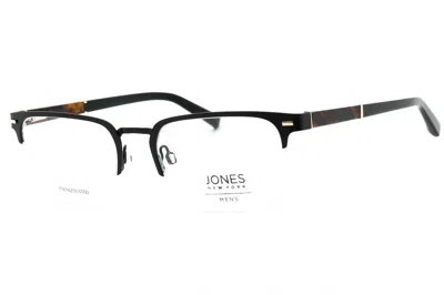 Jones New York Vjom376 Metal Browline Eyeglasses In Black
