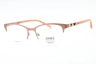 Jones New York Vjon496 Cat Eye Metal Eyeglasses In Rose Gold