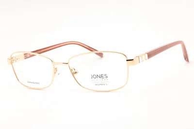Jones New York Vjon502 Rectangular Metal Eyeglasses In Rose Gold