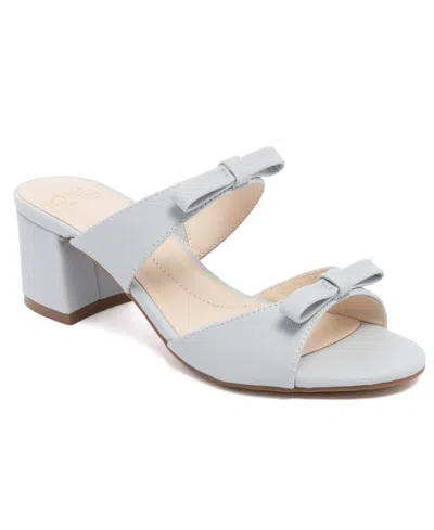 Jones New York Women's Adalin Open Toe Dress Sandal In Blue