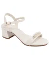 Jones New York Women's Adasyn Round Toe Dress Sandals In White